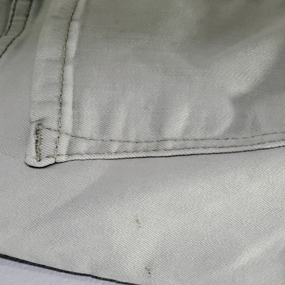 Nine West light green Gramercy skinny ankle fray-hem frayed hem raw hem - Picture 15 of 16